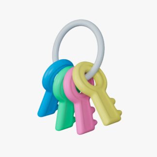 rattle baby toy keys 3d model