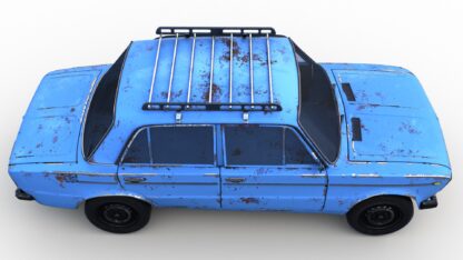 lada vaz car 2016 3d model