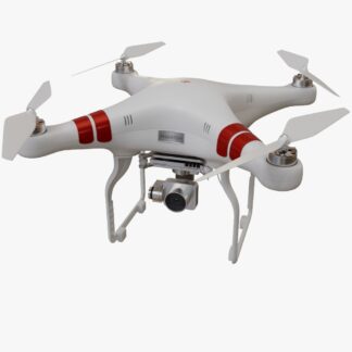 dji phantom quadcopter drone 3d model