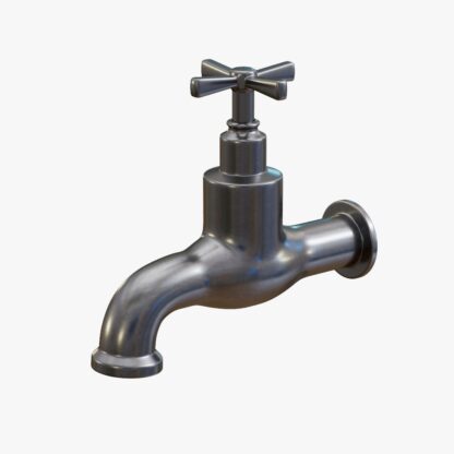 old style faucet tap 3d model