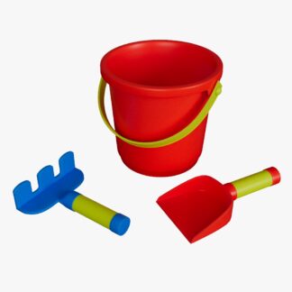 beach sand toys 3d model bucket shovel rake