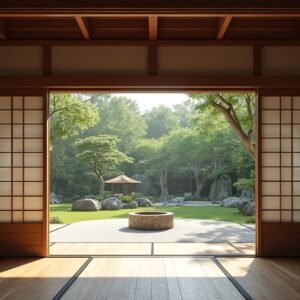 japanese ryokan traditional wooden house