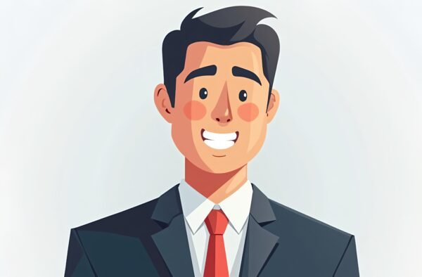 Middle aged South Asian man in a business suit