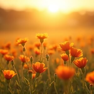 Field of blooming blanket flowers (Gaillardia) with red, orange and yellow blooms—ideal for nature and landscape visuals