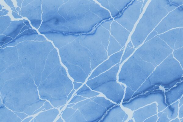 Blue marble texture with intricate veining—luxury background ideal for interior design, branding, and elegant visual projects