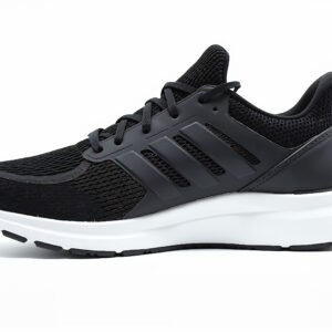 High-performance knit gym shoe with lightweight textured sole focused on flexibility and athletic design