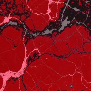 Red marble texture with deep crimson color and bold black veins—ideal for luxury interior design and graphic backgrounds