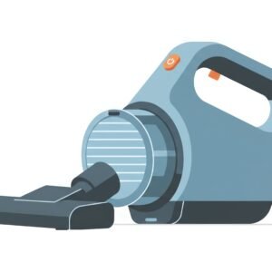 flat vector illustration of a handheld vacuum cleaner isolated on white K7Pr5Eou upscaled