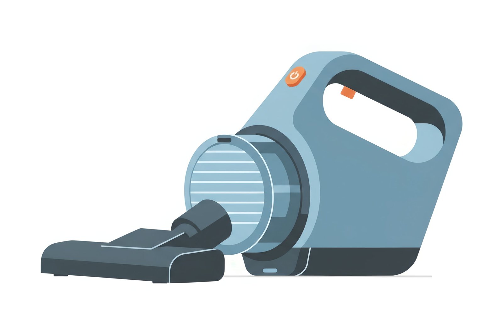 flat vector illustration of a handheld vacuum cleaner isolated on white K7Pr5Eou upscaled