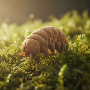 cinematic ultra realistic close up of a tardigrade crawling through damp mbiological proportions nature documentary macro photography style no text GT7OTx4q upscaled